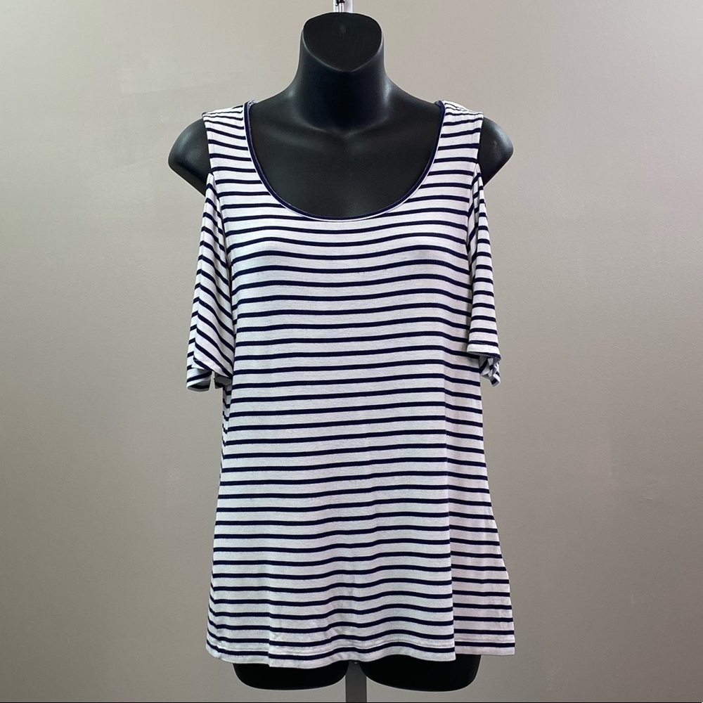 Foxcroft Cold Shoulder Top